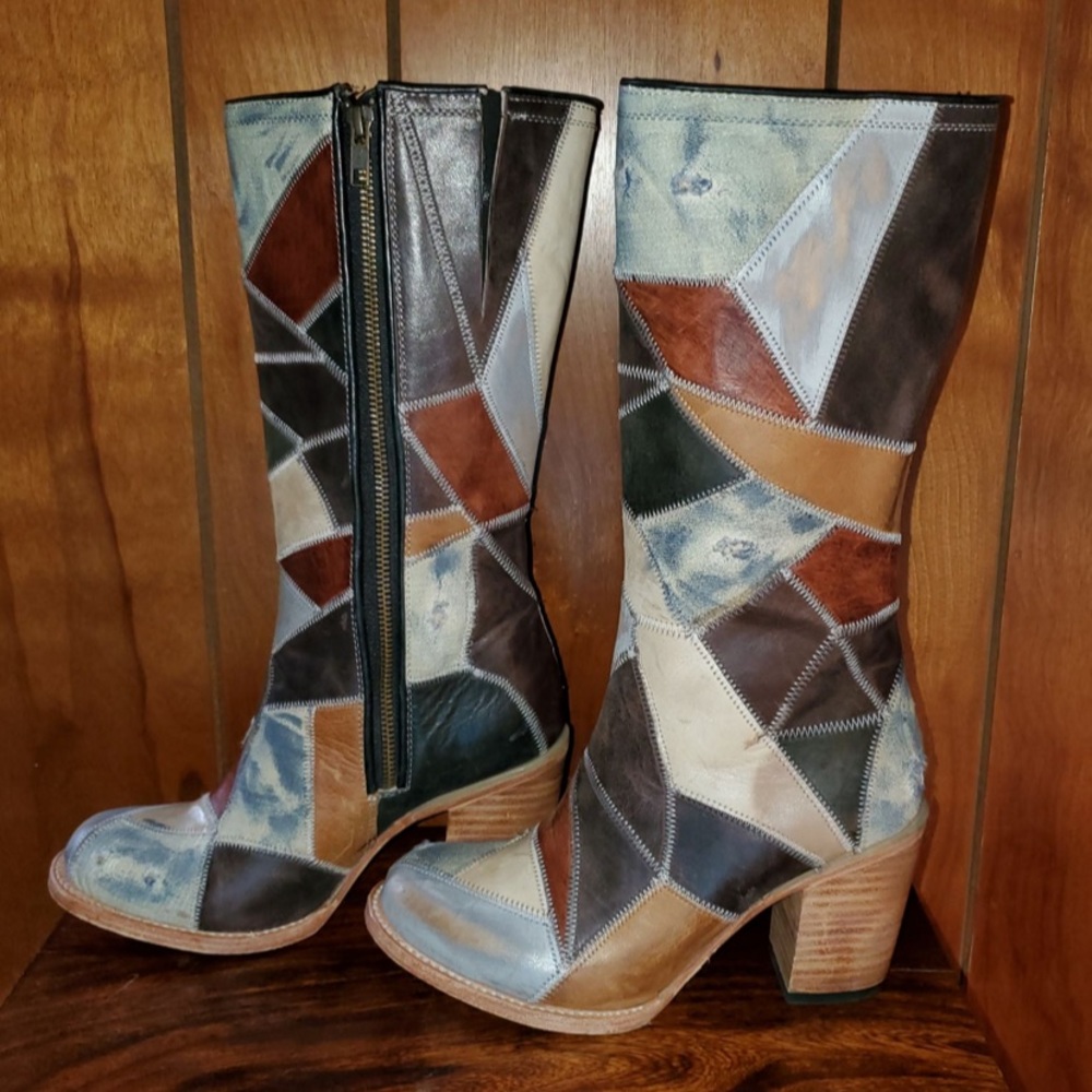 Extremely Rare handcrafted FREEBIRD BOOTS SZ 7.